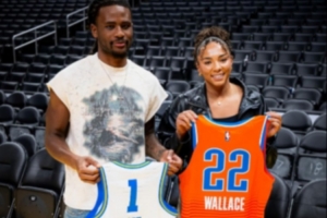 WNBA精英对决雷霆悍将！华莱士与女友琪琪实力较量